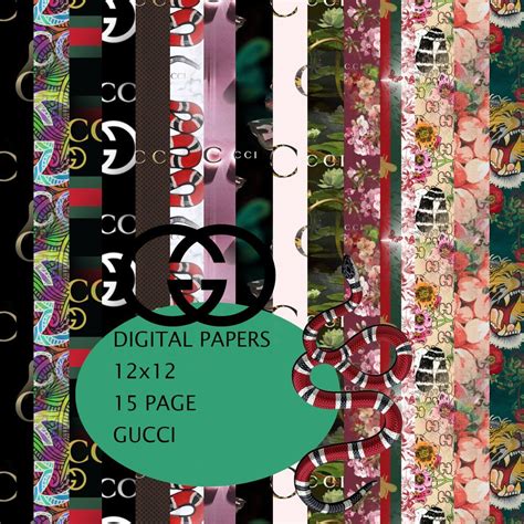 gucci paper digital print|gucci gift wrapping paper.